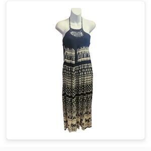 Earthbound Crochet Top Maxi Dress